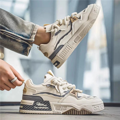 Men's Sports and Casual Shoes, Skateboarding Shoes, Men's Street Shoes, Fashionable Casual Shoes, Unisex Suitable for All Seasons
