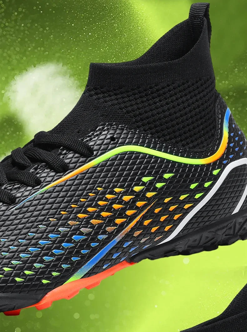 Mens Football Field Boots Ultralight Turf Indoor Society Training Soccer Shoes Cleats for Kids Sneakers TF/FG Football Shoes