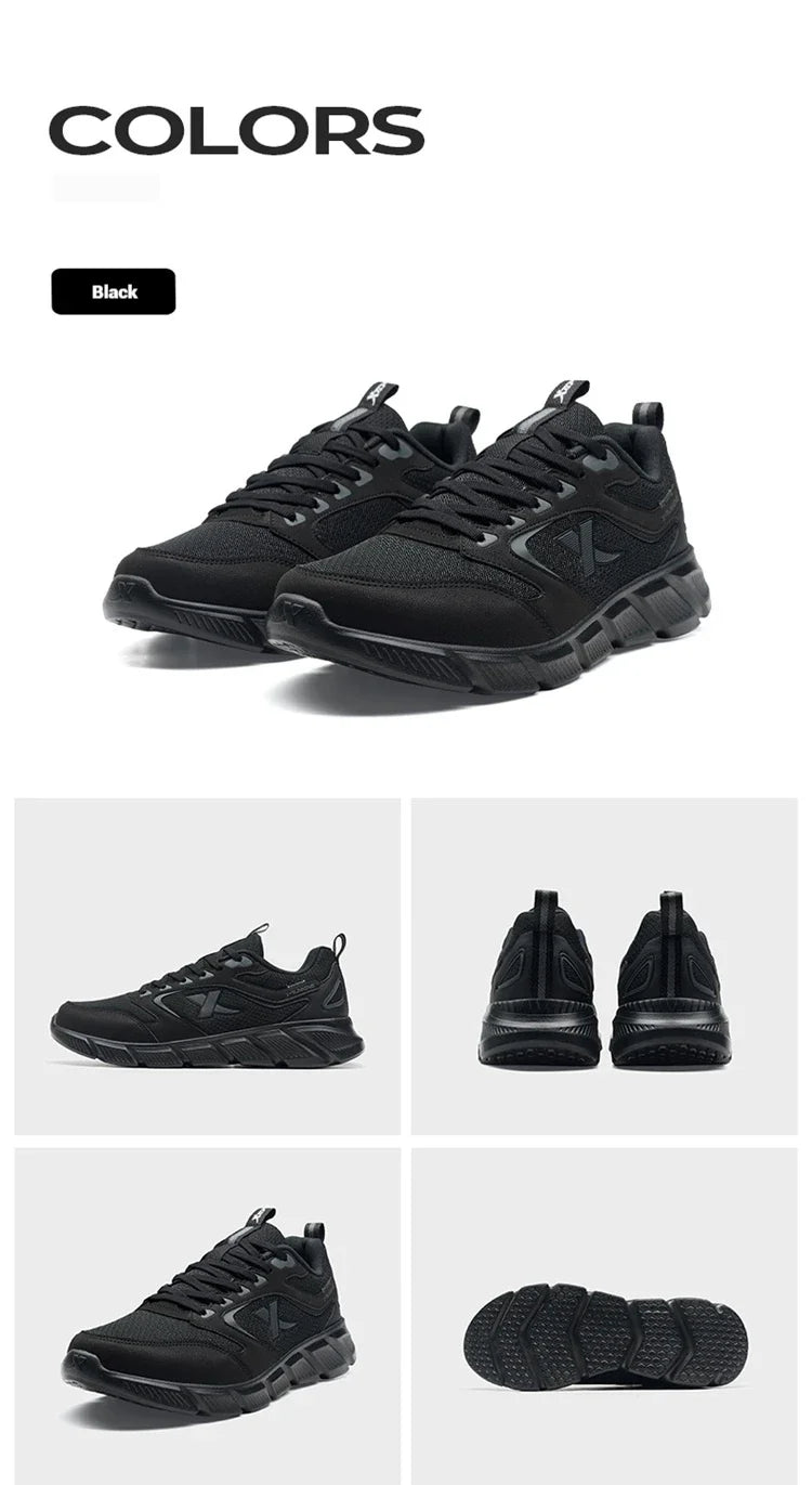 Xtep Scarpe da running da uomo estive in mesh traspirante, resistenti all’usura, sportive, leggere, casual per giovani, ammortizzate 875219110065