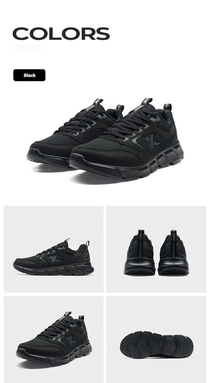 Xtep Scarpe da running da uomo estive in mesh traspirante, resistenti all’usura, sportive, leggere, casual per giovani, ammortizzate 875219110065