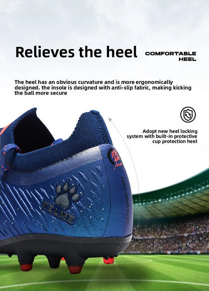 Kelme Adult Professional Soccer Shoes TF Nail Breaking Youth Training Football Boots MG Anti-Slip Match Football Shoes