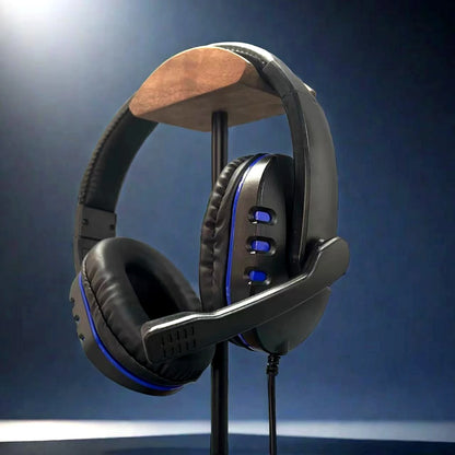 7260 kabelgebundene Kopfhörer mit Mikrofon – Gaming- & Arbeits-Headset für PS4 PS5 Xbox One, Lernen & Meetings, 3.5mm-Klinken-Ohrhörer