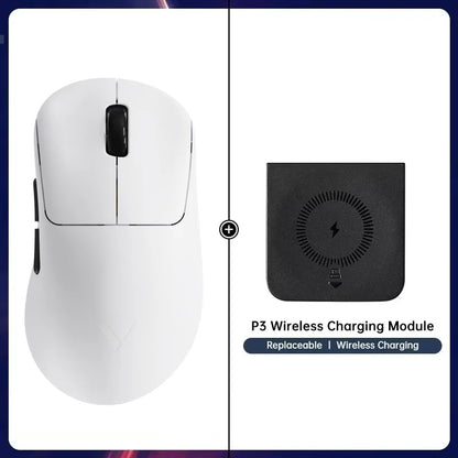 Rapoo VT3S /VT3S MAX GEN-2 kabellose Gaming-Maus, echte 8K-Wireless-Polling-Rate, 49g ultraleicht, bis zu 750Hr Akkulaufzeit