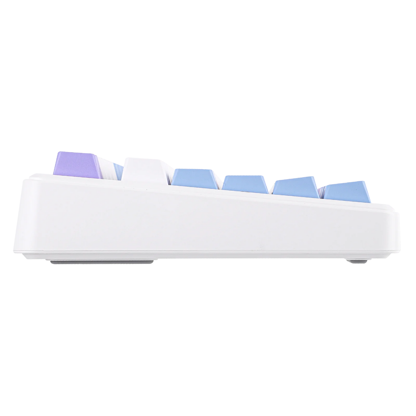 Teclado mecânico sem fios EPOMAKER X AULA F75 MAX Compact 75% ANSI Layout com ligação com fios/Bluetooth/2.4GHz, ecrã TFT e botão rotativo