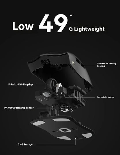 ATK Blazing Sky X1/X1V2 kabellose Gaming-Maus 8K Low Latency, leichte FPS Liekong E-Sports-Gaming-Maus, individuelles PC-Zubehör