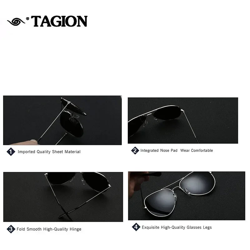 Sunmmer Polarized Sun Glasses Men Women Fashion Luxury Pilot Sunglasses Male UV400 Sunlight Proof Eyewear Female Versatile 3026