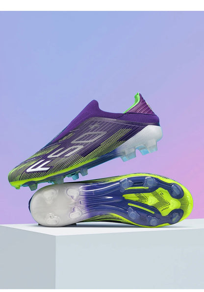 New Men Football Boots Match Grass Cleats High-quality Soccer Shoes Futsal Sneakers Non-Slip Indoor Hot-selling High-top Outdoor