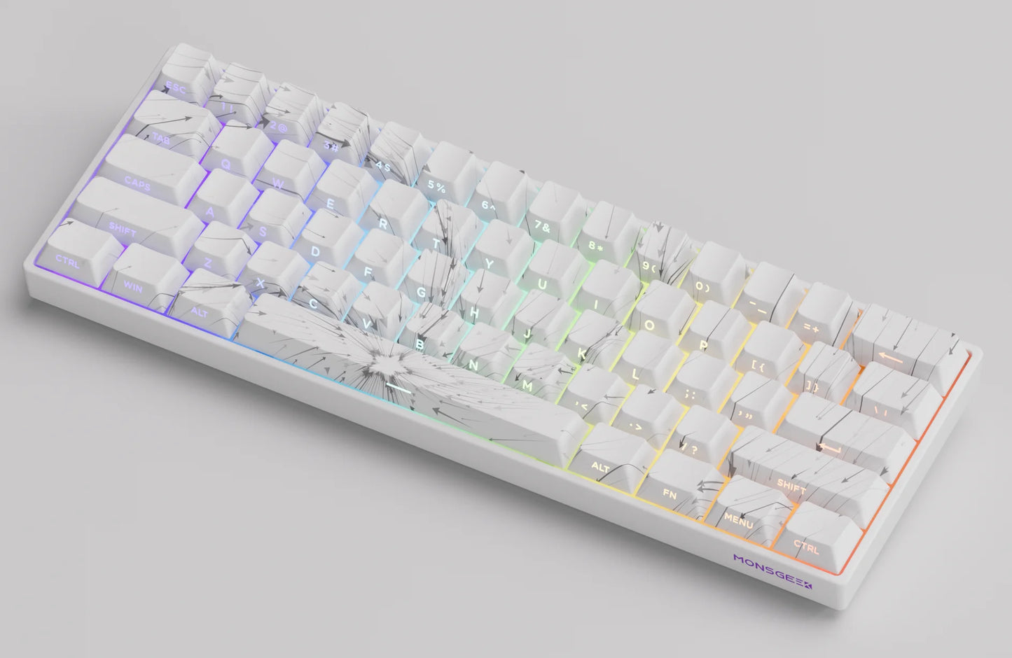 MONSGEEK FUN60 PRO&MAX HE Mechanical Keyboard Magnetic Switch 60% Wireless Gaming Keyboard Rapid Trigger 8K ARGB Custom Keyboard