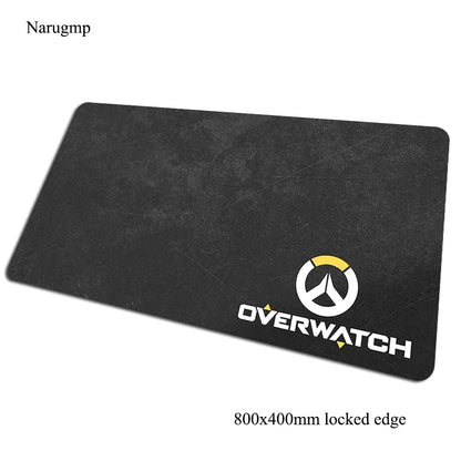 Overwatch Mauspad 80x40cm Gaming-Mauspad Halloween-Geschenk großes Mauspad Gamer-Computertischmatte Notebook-Mousemat PC