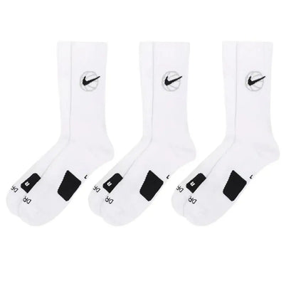 Nike EVERYDAY CREW: Stijlvolle, comfortabele, antislip en duurzame unisex zachte basketbalsokken (3-pack) DA2123-100