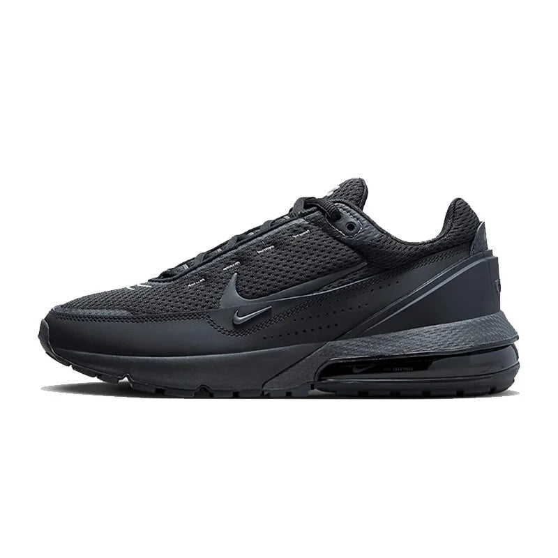 Nike Half-Palm Visible Air Cushion Cushioning Rebound Fitness Men's Running Shoes New Model Wear-Resistant Lightweight Textured Upper Training Sports Running Shoes Air Max Dn Double Hook Design Versatile Trendy Daily Travel C