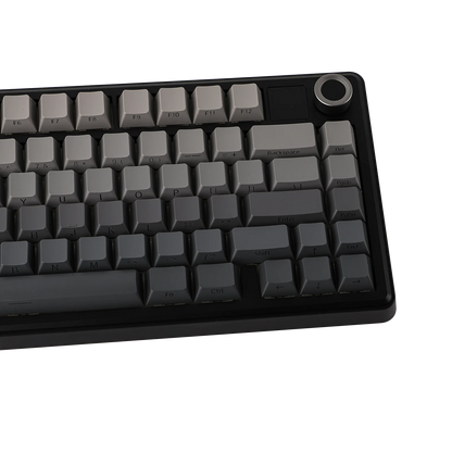 Teclado mecânico sem fios EPOMAKER X AULA F75 MAX Compact 75% ANSI Layout com ligação com fios/Bluetooth/2.4GHz, ecrã TFT e botão rotativo