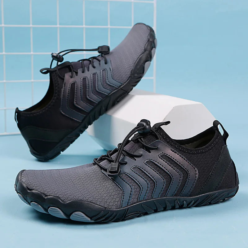 36-48# Gym Footwear Unisex Seaside Aqua Shoes Couples Vacation Beach Game Wading Shoes Men Squat Fitness Shoes Women Yoga Shoes