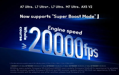 MCHOSE M7 Ultra Ergonomische gamingmuis PAW3950 Super Sensor TOPSPEED 8000Hz polling rate lichtgewicht ontwerp Realtek Master-muizen