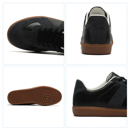 Shoes For Men's Designer Sneakers 2025 Autumn Fashion Retro Lace-up Student Women's Trainers Leather Casual Walking Shoes