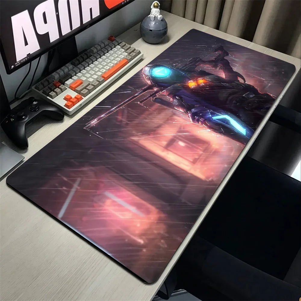 Tappetino mouse Ana Shrike Overwatch, tappetino da scrivania con imbottitura, accessori gaming Prime Gaming, tappetino XXL per tastiera