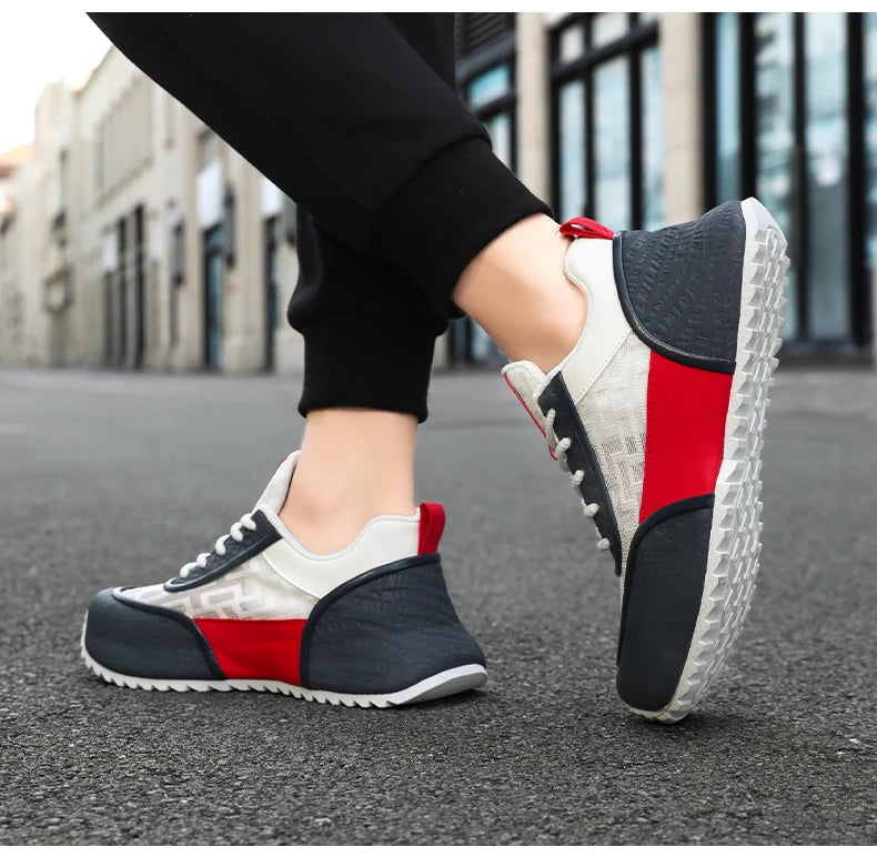 Markenschutz 2026 neue leichte, rutschfeste, atmungsaktive und verschleißfeste Herren-Laufschuhe – sportlich, modisch, vielseitig, lässig