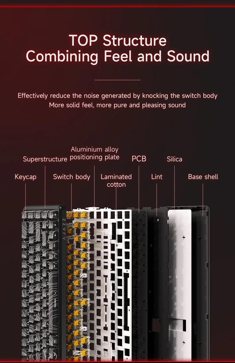 AJAZZ AK680 MAX Magnetic Axis Wired Keyboard 0.125ms Ultra-Low Latency Professional Gaming Keyboard