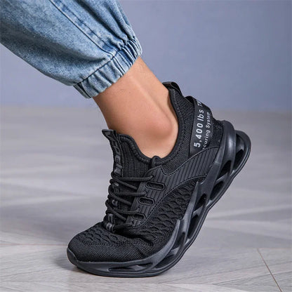 Baskets décontractées roses pour femmes et hommes, chaussures Blade, grandes tailles (46), chaussures de course légères et respirantes pour hommes, baskets de sport en mesh