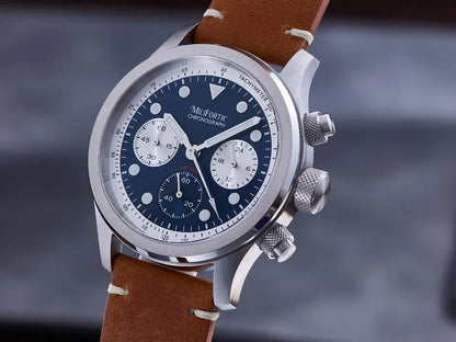 Milifortic 39MM Fashion Chronograph Watch Man R086 Retro C3 Luminous Stainless Steel Waterproof 100M VK63 Quartz Watches For Man