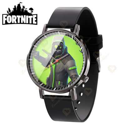 Relógio de Pulso Fortnite para Homem e Mulher, Relógio com Estampado Battle Game, Novidade 2025, Relógio de Quartzo Feminino, Presentes de Aniversário para Crianças