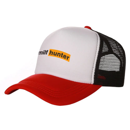Καπέλα Trucker Milf Hunter Μοντέρνα Καπέλα Milf Hunter Καπέλα μπέιζμπολ Καλοκαιρινά καπέλα εξωτερικής χρήσης με πλέγμα για προστασία από τον ήλιο MZ-506