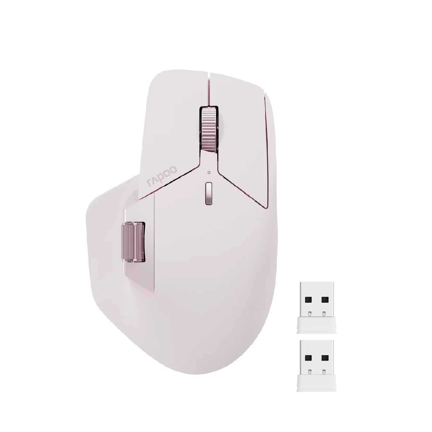 Rapoo MT760/MT760Mini Multi-mode Rechargeable Wireless Bluetooth Mouse Ergonomic 4000 DPI Supports Up to 4 Devices Office Mice