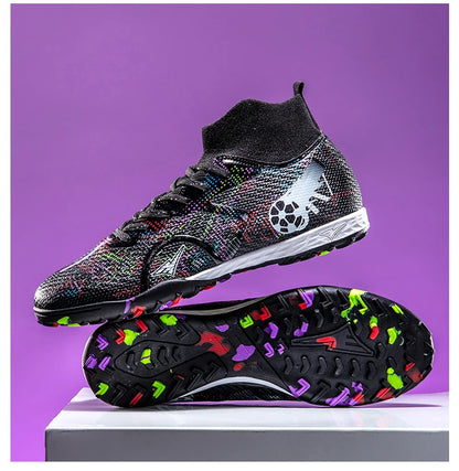 Scarpe da calcio professionali da uomo, scarpe da calcetto con tacchetti, sneakers da calcio ultraleggere per allenamento e sport all’aperto