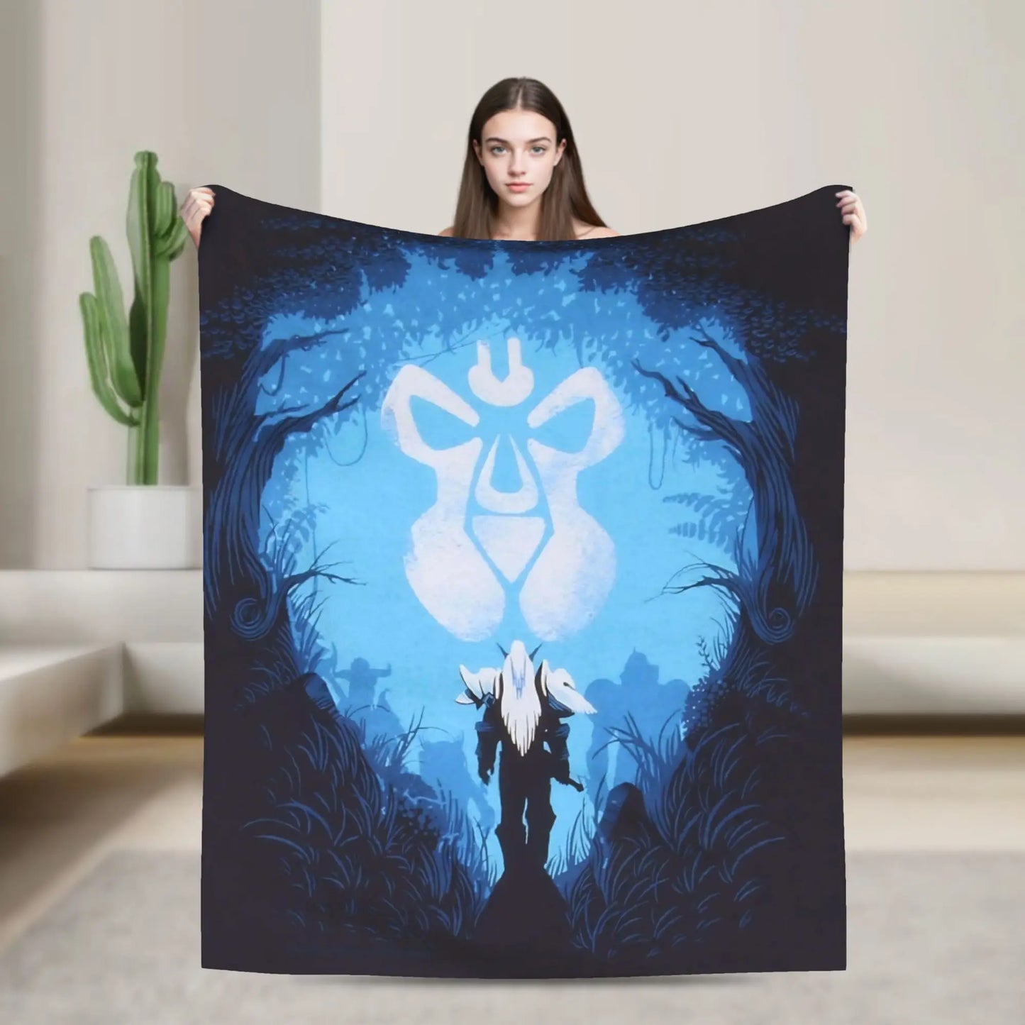 WOW World of Warcraft Flannel Blankets Winter  Soft Warm Throw Blanket for Children Outdoor Novelty Bedspread Sofa Bed Cover
