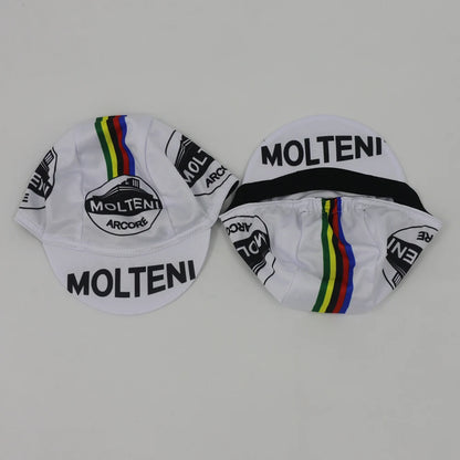 Retro Team Molteni cykelkeps – andningsbar solskyddskeps för utomhussport, unisex