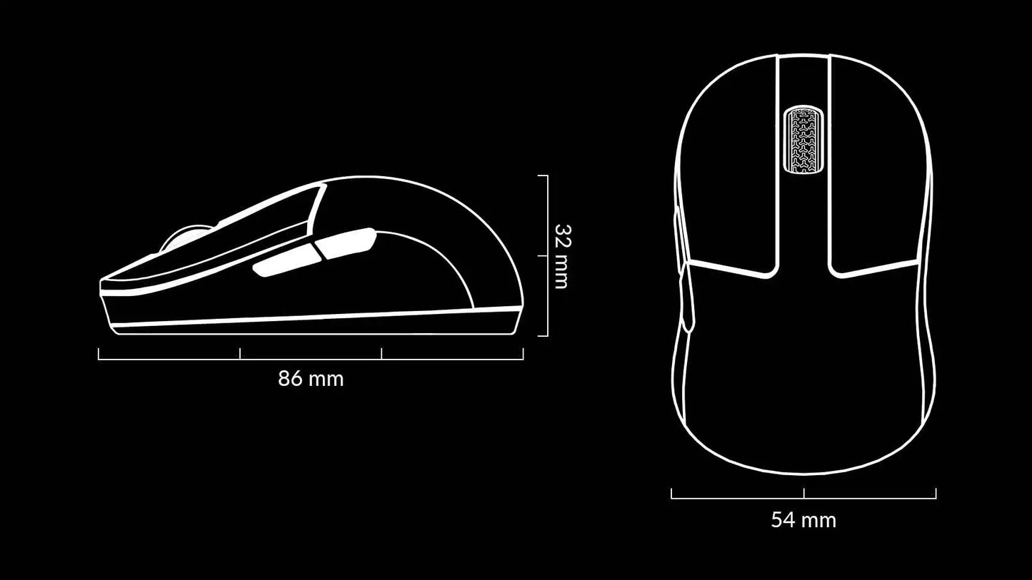 Keychron M4 Wireless 2.4GHz & Bluetooth USB Wired Optical Mouse Type-C Wired Mice