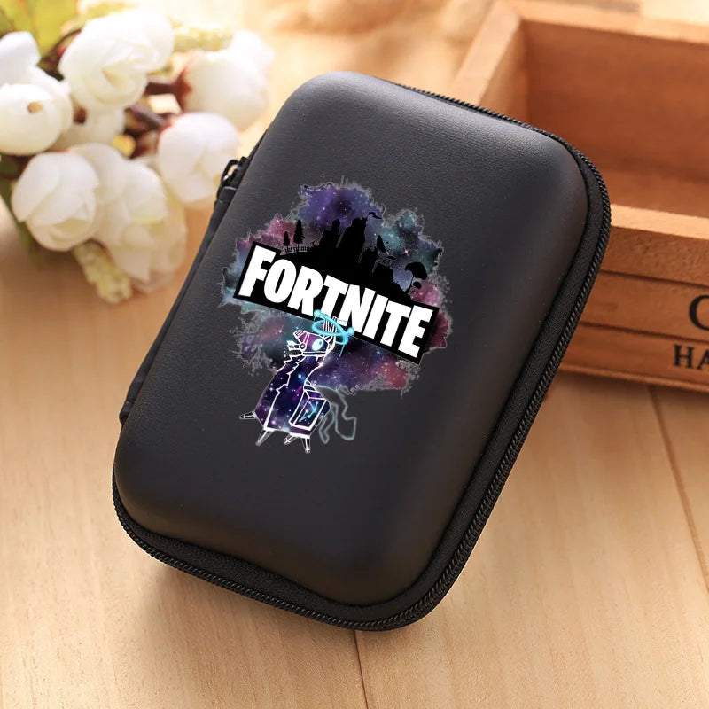 Nova Bolsa de Arrumação Fortnite Multifuncional para Cabos de Dados, Carregadores e Auriculares, Bolsa Protetora de Viagem, Presente de Aniversário para Crianças