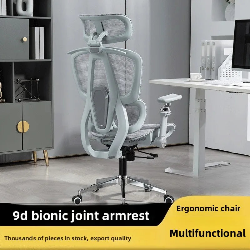 Tragbarer minimalistischer ergonomischer Stuhl mit 10D-Armlehne, Computerstuhl, Bürostuhl, Lernstuhl, Gaming-Stuhl, stabil und langlebig
