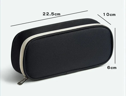 Fortnite Pencil Case Cartoon Character Print Pencil Pouch Canvas Stationery Bag Fashion Student Stationery Box Birthday Gifts