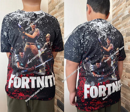 2024 New Game Zipper Hoodie Children's Sweatshirt Fortnite Pullover Sweatshirts Fashion Boys and Girls Clothing