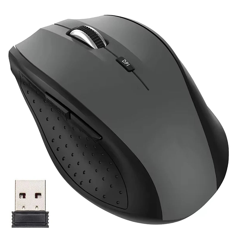Wireless Silent Mouse 2.4G Portable Mobile Optical Office Mouse Adjustable 1600 DPI Levels for Notebook PC Laptops MacBook