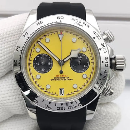 2025 New Latest VK64 Watch AR Sapphire Glass 5bar Men's Speed Sport Chronograph Fashion Quartz Watch relogio masculino