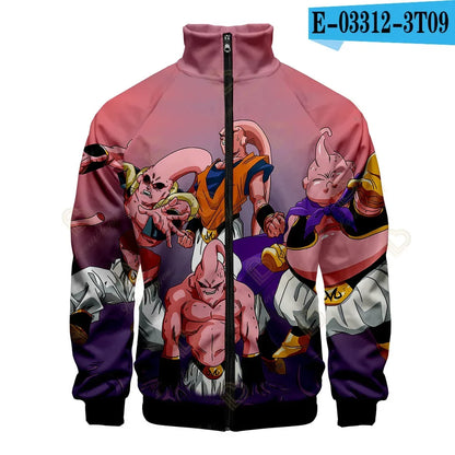 Dragon Ball 3D Print Zipper Hoodie Cool Fashion Men/Women/Kids Long Sleeve Hoodies Sweatshirt Casual Cosplay Jacket Clothes