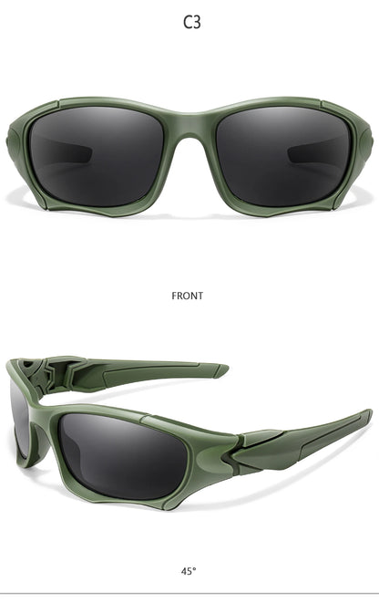 Polarized Fishing Sunglasses for Men Women Classic Camouflage Shades with UV Protection for Outdoor Driving Cycling Hiking