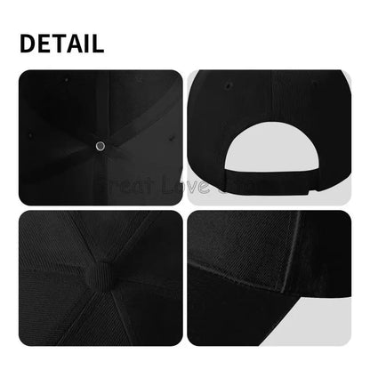Custom Cessna Logo Print Sandwich Baseball Cap Retro Men Hip Hop Bucket Hats Summer Outdoor Sun Protection Snapback Cap Golf Hat