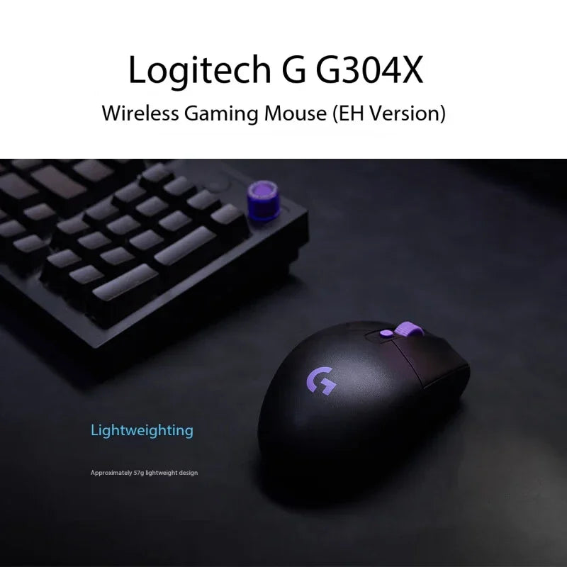 Mouse wireless da gaming Original Logitech G304X LIGHTSPEED per eSport, ultraleggero 57g, per PC gamer, accessori gaming, regalo