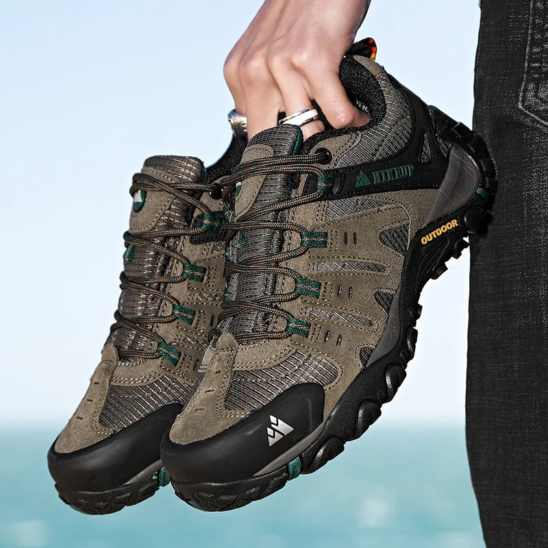 Running Shoes Summer Sports Shoes Men's Shoes Spring And Autumn Breathable Casual Walking Shoes Lace-Up Lightweight Solid Color
