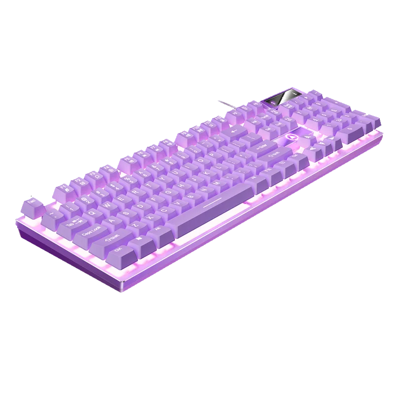 Wired USB Gaming Keyboard with Backlight, 104 Key Gamer Keyboard for Computer/Laptop/PC, Ergonomic Design, Office Gaming Accessory