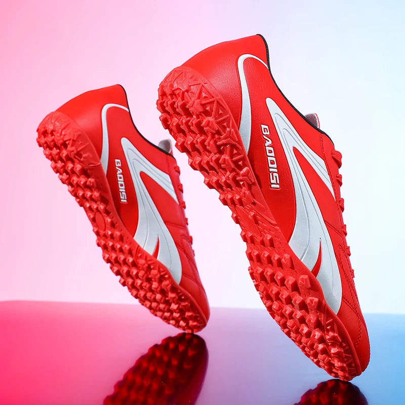 Fodboldsko til mænd, åndbare fodboldstøvler, futsal, ultralette professionelle træningssneakers, unisex græsknopper til kamp og sport