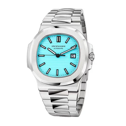 Specht&Sohne 2025 Nuovo Orologio Classico di Lusso da Uomo Automatico in Acciaio Inossidabile con Zaffiro 8215, Orologio da Polso Meccanico