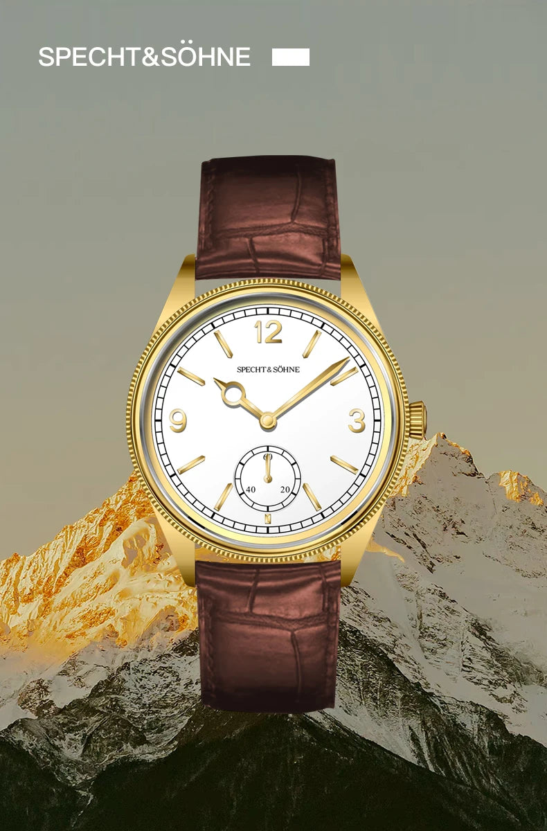 Specht & Söhne New Arrivals 1908 Automatic Watches For Men Stainless Steel Seagull Movt Mechanical Wristwatch 50M Waterproof