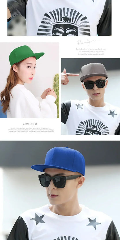 Big Bone Man Plus Size Baseball Caps Adult Flat Peak Hip Hop Fitted Hat Men Women Large hats Snapback Cap size 6 3/4 to 8