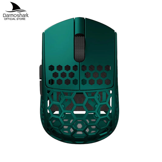 Darmoshark M5Air geschmiedete Carbonfaser kabellose 8K-Gaming-Maus PAW3950 30K DPI für kleine Hände, Finger-Grip, Game-Makro-Maus, leicht
