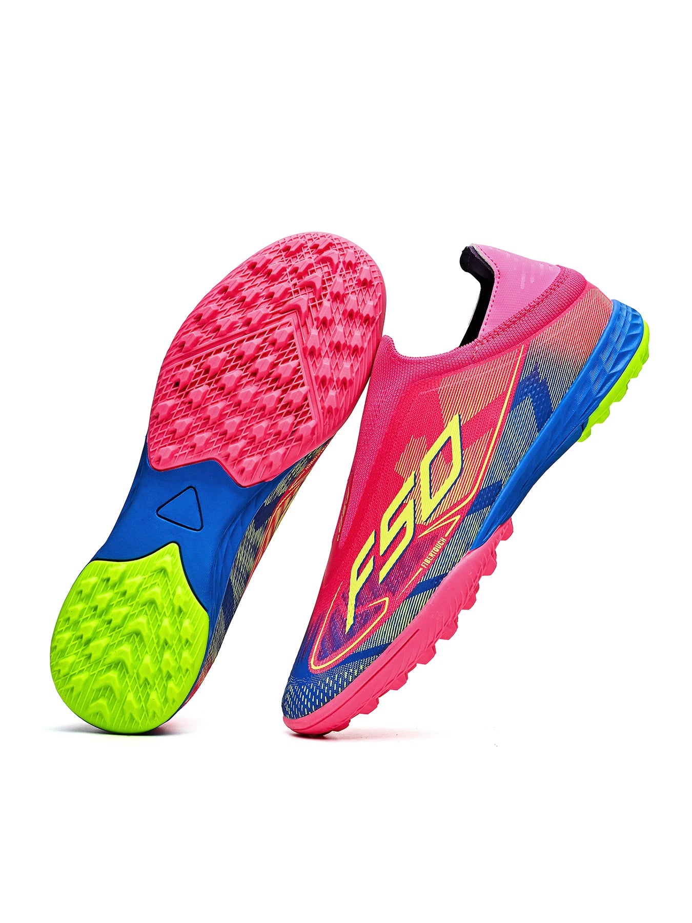 TF Soccer Shoes for Training, Anti-Slip, Wear-Resistant, Firm Grip, Ankle Protection, Lightweight, Comfortable