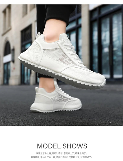 Markenschutz 2026 neue leichte, rutschfeste, atmungsaktive und verschleißfeste Herren-Laufschuhe – sportlich, modisch, vielseitig, lässig